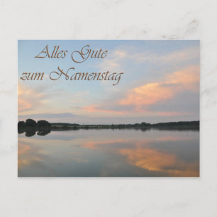 Alles Gute zum Namenstag Postkarte