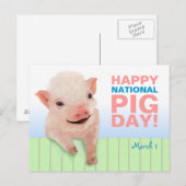 Alles Gute zum Nationalfeiertag! Postkarte (Vorne/Hinten)