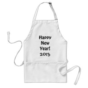 Alles Gute zum neuen Jahr!, 2013 Schürze
