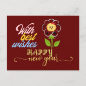 Alles Gute zum neuen Jahr 2022. Weihnachtspostkart Postkarte (Vorderseite)