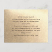 Alles Gute zum neuen Jahr 2024. Benutzerdefinierte Postkarte (Rückseite)