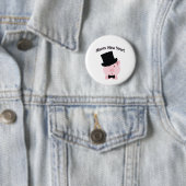 Alles Gute zum neuen Jahr! Dapper Pig Button (Beispiel)