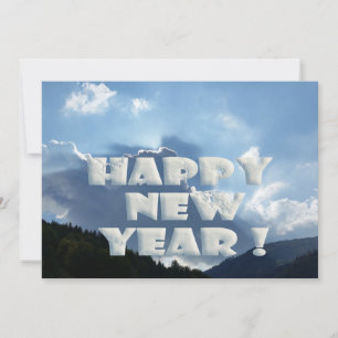Alles Gute zum neuen Jahr! Feiertagskarte