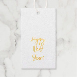 Alles Gute zum neuen Jahr! Geschenkmarke für Chic Geschenkanhänger