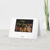 Alles Gute zum neuen Jahr! Karte (Rückseite)