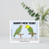 Alles Gute zum neuen Jahr! Karte (Stehend Vorderseite)