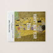 Alles Gute zum neuen Jahr mit Gustav Klimts "Der K Puzzle (Horizontal)