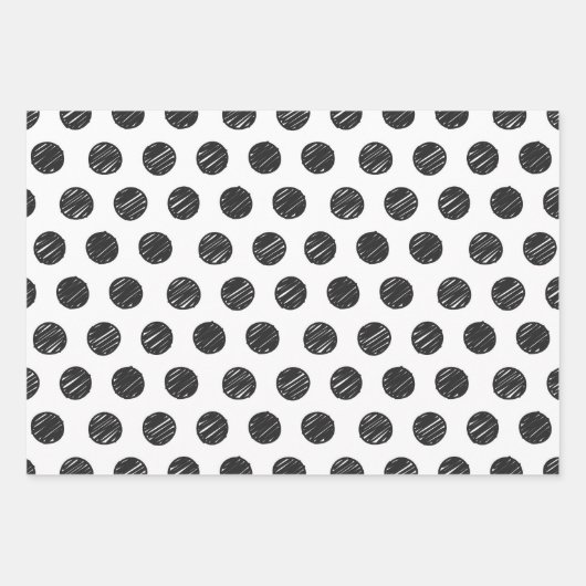 Alles Gute zum neuen Jahr! Moderner Text Artisan P Geschenkpapier Set (Vorderseite)