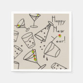 Alles Gute zum neuen Jahr! Papierservietten (Vorderseite)