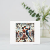 Alles Gute zum neuen Jahr, Postkarte (Stehend Vorderseite)