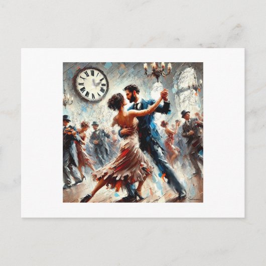 Alles Gute zum neuen Jahr, Postkarte (Vorderseite)