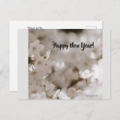 Alles Gute zum neuen Jahr! Postkarte (Vorne/Hinten)