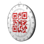 Alles Gute zum neuen Jahr! — QR-Code Dartscheibe (Vorderseite rechts)