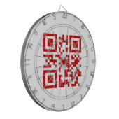 Alles Gute zum neuen Jahr! — QR-Code Dartscheibe (Vorderseite Links)