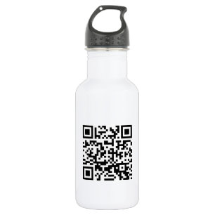 Alles Gute zum neuen Jahr! — QR-Code Edelstahlflasche