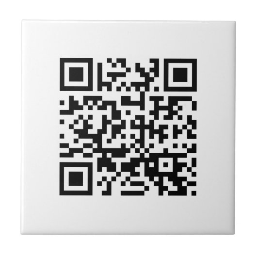 Alles Gute zum neuen Jahr! — QR-Code Fliese (Vorderseite)