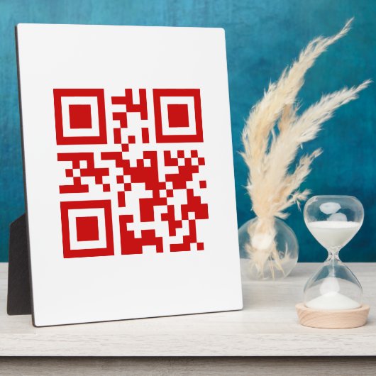 Alles Gute zum neuen Jahr! — QR-Code Fotoplatte (Seite)