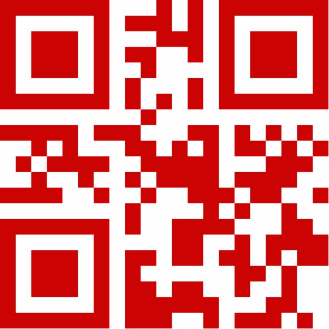 Alles Gute zum neuen Jahr! — QR-Code Freistehende Fotoskulptur (Vorne)