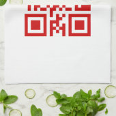 Alles Gute zum neuen Jahr! — QR-Code Geschirrtuch (Gefaltet)