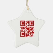 Alles Gute zum neuen Jahr! — QR-Code Keramikornament (Rechts)