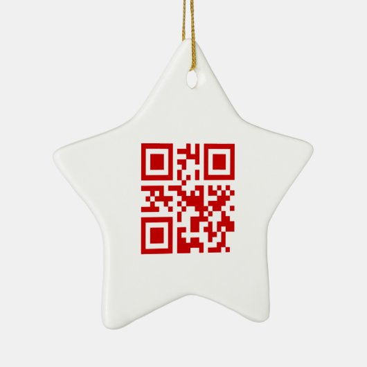 Alles Gute zum neuen Jahr! — QR-Code Keramikornament (Rechts)
