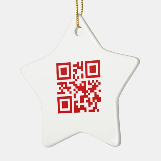 Alles Gute zum neuen Jahr! — QR-Code Keramikornament (Links)