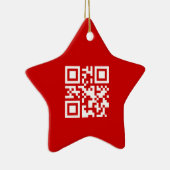 Alles Gute zum neuen Jahr! — QR-Code Keramikornament (Rechts)