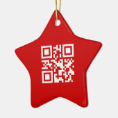 Alles Gute zum neuen Jahr! — QR-Code Keramikornament (Links)