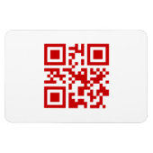 Alles Gute zum neuen Jahr! — QR-Code Magnet (Horizontal)