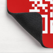Alles Gute zum neuen Jahr! — QR-Code Mousepad (Ecke)
