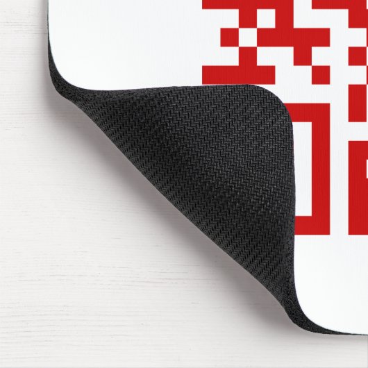 Alles Gute zum neuen Jahr! — QR-Code Mousepad (Ecke)