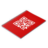 Alles Gute zum neuen Jahr! — QR-Code Notizblock (Linke Seite)