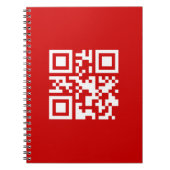 Alles Gute zum neuen Jahr! — QR-Code Notizblock (Vorderseite)