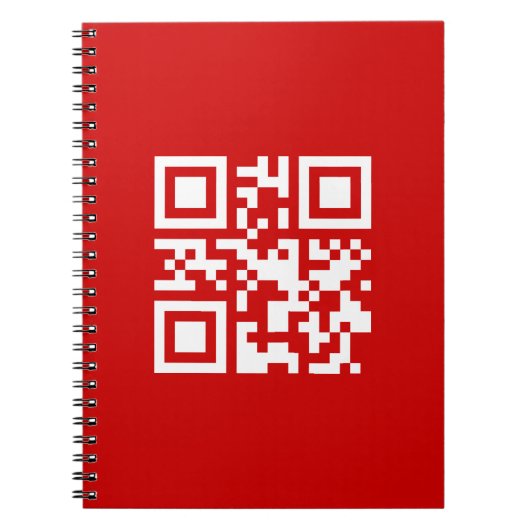 Alles Gute zum neuen Jahr! — QR-Code Notizblock (Vorderseite)