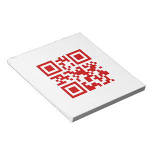 Alles Gute zum neuen Jahr! — QR-Code Notizblock