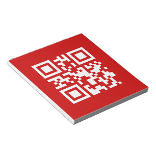 Alles Gute zum neuen Jahr! — QR-Code Notizblock