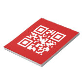 Alles Gute zum neuen Jahr! — QR-Code Notizblock (Rotiert)
