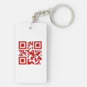 Alles Gute zum neuen Jahr! — QR-Code Schlüsselanhänger (Rückseite)