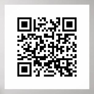 Alles Gute zum Neujahr! — QR-Code Poster
