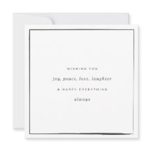 Alles Gute zum Neujahrsfoto-Card