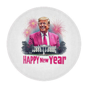 Alles Gute zum Neujahrstag der Amtseinführung Trum Schneidebrett