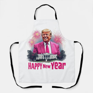 Alles Gute zum Neujahrstag der Amtseinführung Trum Schürze