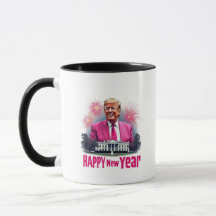 Alles Gute zum Neujahrstag der Amtseinführung Trum Tasse