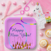 Alles Gute zum Neujahrstag Pappteller (Party)