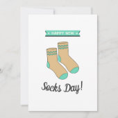 Alles Gute zum New Socks Day! Whimsy Socks Vaterta (Vorderseite)
