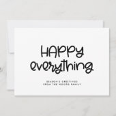 Alles Gute zum Niedlichen Drehbuch Feiertagskarte (Vorderseite)