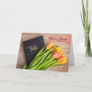 Alles Gute zum Ostern für alle Bibel und Schrift Feiertagskarte
