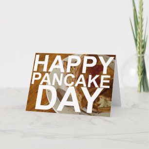 Alles Gute zum Pancake Day! Karte