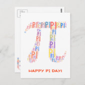 Alles Gute zum Pi Day! - Grüße Postkarte (Vorne/Hinten)