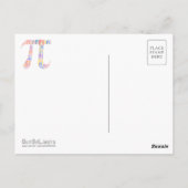 Alles Gute zum Pi Day! - Grüße Postkarte (Rückseite)